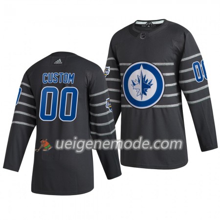 Herren Winnipeg Jets Trikot Custom Grau Adidas 2020 NHL All-Star Authentic